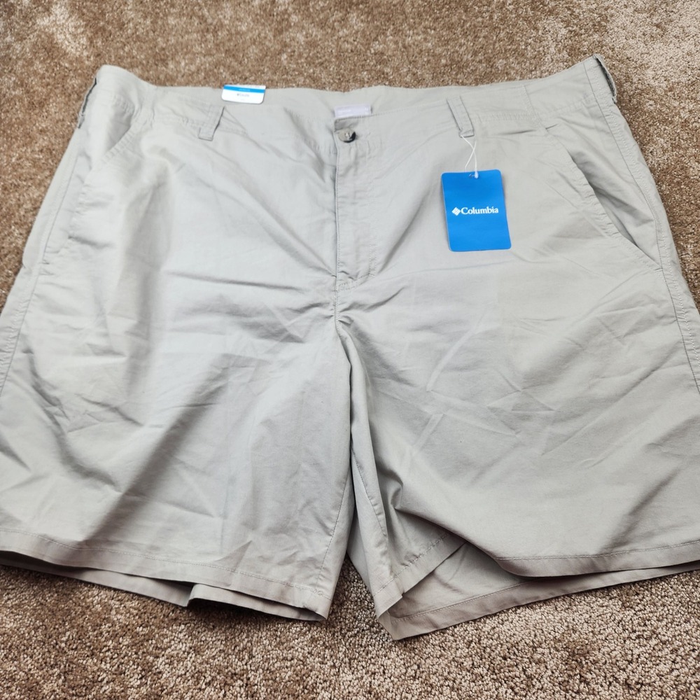 Columbia Mens Pine Canyon Weekend Shorts Grill Grey 42W 8L XM9409-027 NWT